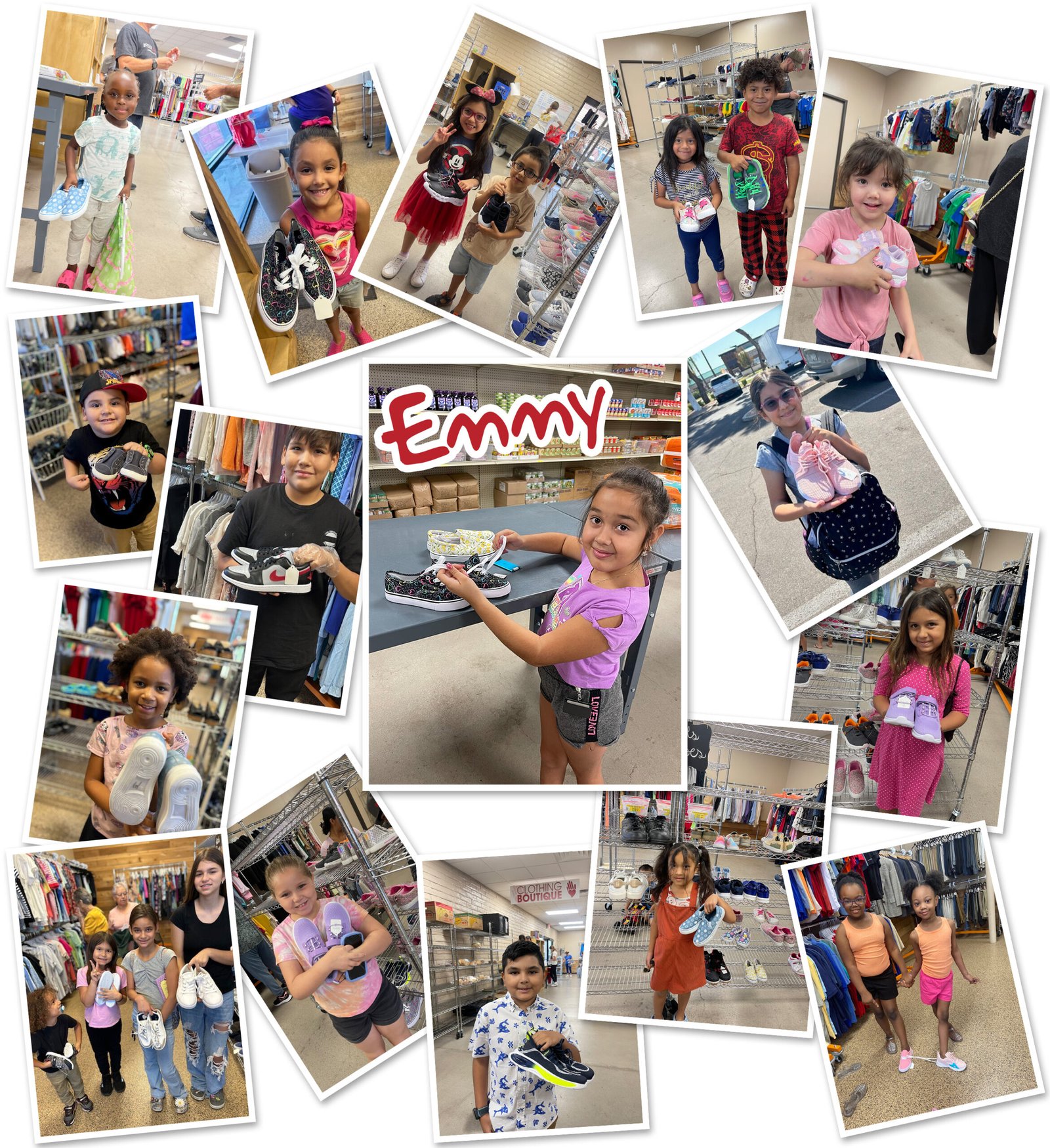 A heartfelt thank you to everyone who contributed to our Summer Sneaker & Snacks drive—over 490 pairs of brand-new gym shoes were donated!